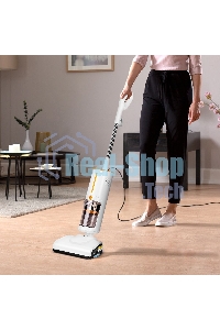 Пылесос паровой Kitfort КТ-5157-2 1000Вт белый/оранжевый