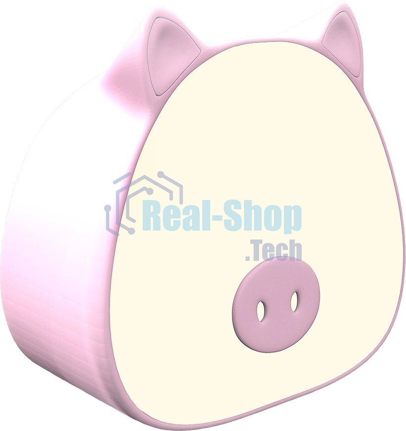 Ночник Gauss NN7034 поросенок розовый