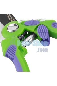 Секатор с наковальней Palisad 215 мм, регулировка захвата, двухкомпонентные рукоятки