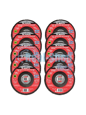 Круг лепестковый торцевой Matrix, P 80, 125 х 22,2 мм