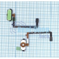 Кнопка HOME в сборе с механизмом и шлейфом для Samsung Galaxy S6 Edge SM-G925F, белый