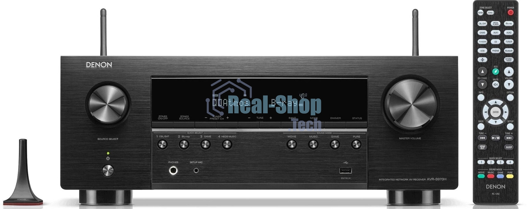 Ресивер AV Denon AVR-S970H, 7.2, черный