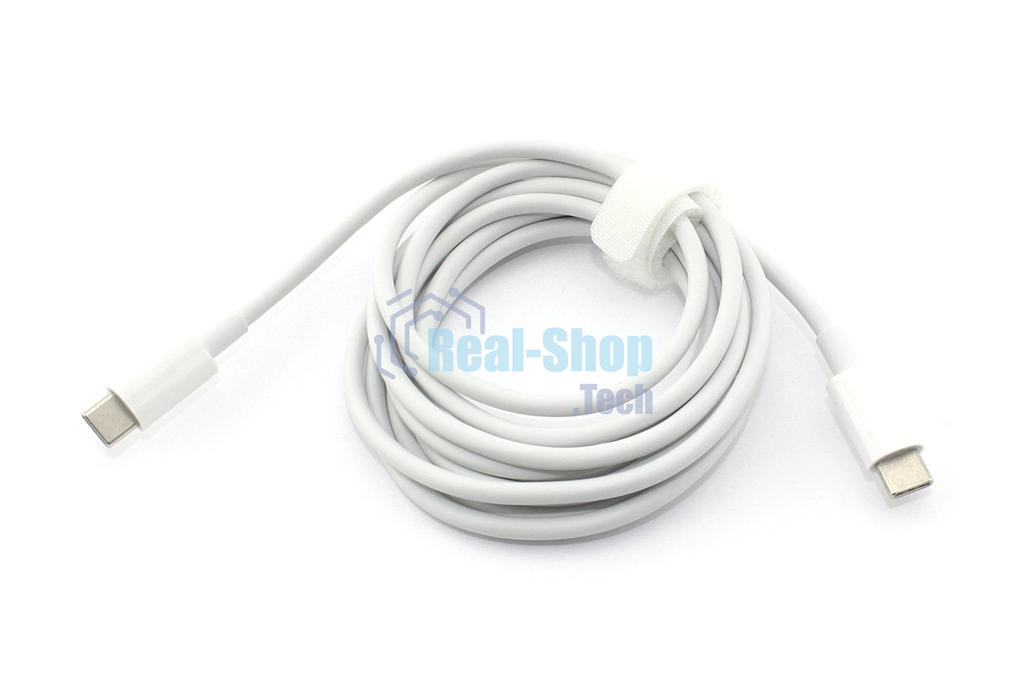 Кабель для зарядки Type-C - Type-C 2m. 100W белый OEM