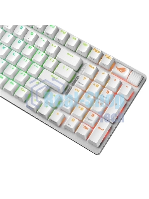 Клавиатура проводная ASUS X901 SCOPE II 96 WL/WHT/NXSW/RU/PBT