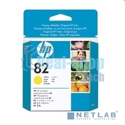 Картридж струйный HP №82 CH568A желтый для HP DJ 510 (28мл)