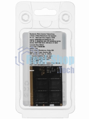 Оперативная память Crucial, DDR5, 32GB (1x32GB), 5600MHz, CL46 SO-DIMM