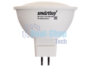 Светодиодная лампа Smartbuy-Gu5,3-07W/4000