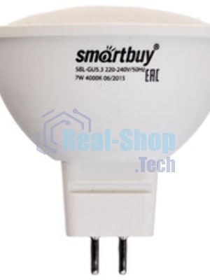 Светодиодная лампа Smartbuy-Gu5,3-07W/4000