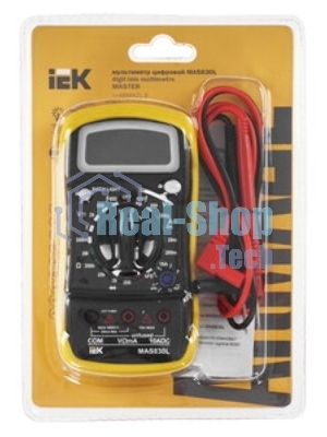 Мультиметр цифровой Master MAS830L IEK TMD-3L-830