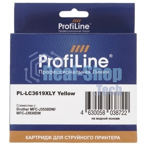 Картридж струйный ProfiLine PL-LC3619XLY для принтеров Brother MFC-J2330DW/J2730DW/J3530DW/J3930DW с чернилами Yellow