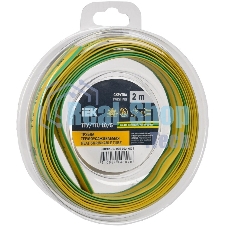 Трубка термоусадочная ТТУ нг-LS 10/5 желт./зел. (уп.2м) IEK UDR12-010-005-002-K52-T
