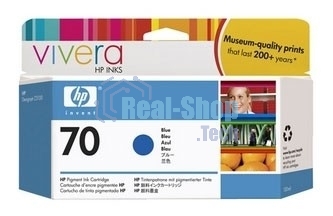 Картридж струйный HP №70 C9458A голубой для HP DJ Z2100/Z3100 (130мл)