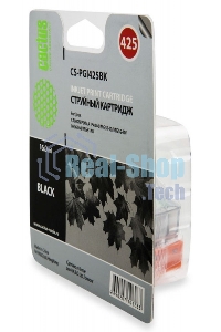 Картридж струйный Cactus CS-PGI425BK черный (16 мл) для Canon Pixma iP4840/MG5140/5240/6140/8140/MX884