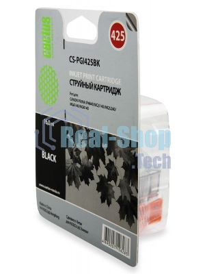 Картридж струйный Cactus CS-PGI425BK черный (16 мл) для Canon Pixma iP4840/MG5140/5240/6140/8140/MX884