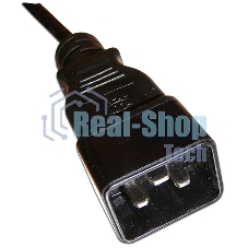 Шнур питания LANMASTER С13-C20, 3х0.75, 220В, 10А, черный, 1 метр