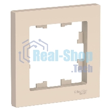 Рамка 1-м AtlasDesign беж. SchE ATN000201