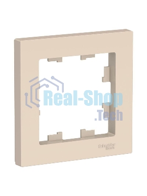 Рамка 1-м AtlasDesign беж. SchE ATN000201