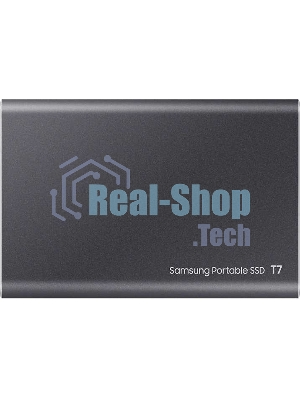 Внешний SSD Samsung T7, 1TB, USB 3.2 Gen 2 Type-C, R/W 1050/1000, серый