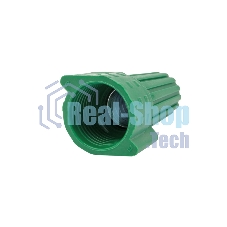 Соединительный изолирующий зажим заземления с лепестками Rexant СИЗ-99 ø 12 мм (5-16 мм²), зеленый (10 шт./уп.)