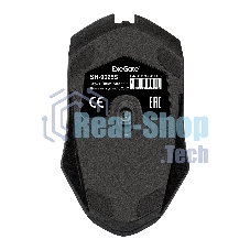 Мышь проводная ExeGate SH-9025S черный, 1000 dpi, USB, кнопки - 3