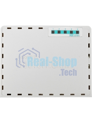 Роутер MikroTik RB750Gr3 hEX (RouterOS L4) with power supply and case 5 port 10/100/1000 гигабитный высокопроизводительный Ethernet