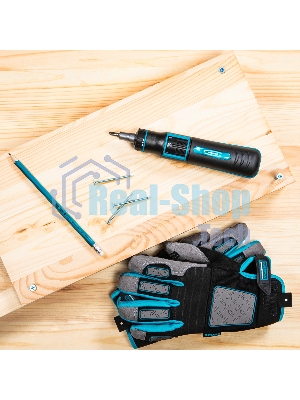 Отвертка реверсивная с револьверным механизмом Gross 11 шт., сталь S2