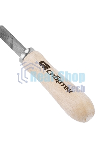 Напильник Сибртех, 200 мм, трехгранный, деревянная ручка