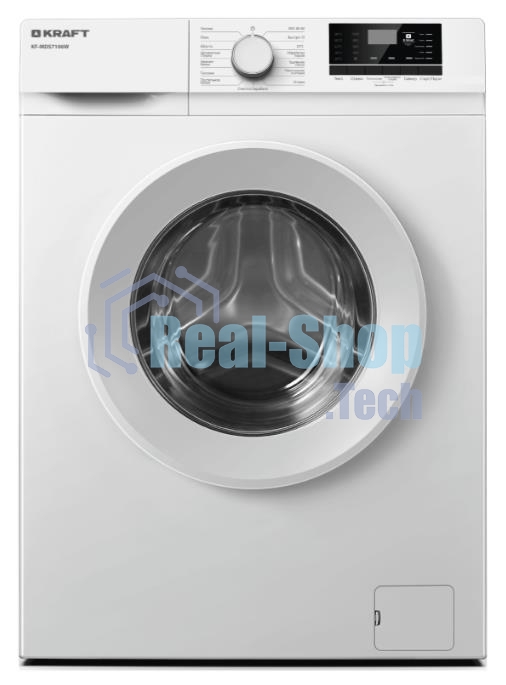 Стиральная машина Kraft KF-MDS7106W белый, загрузка фронтальная 7 кг, 1000 об/мин., класс: А+