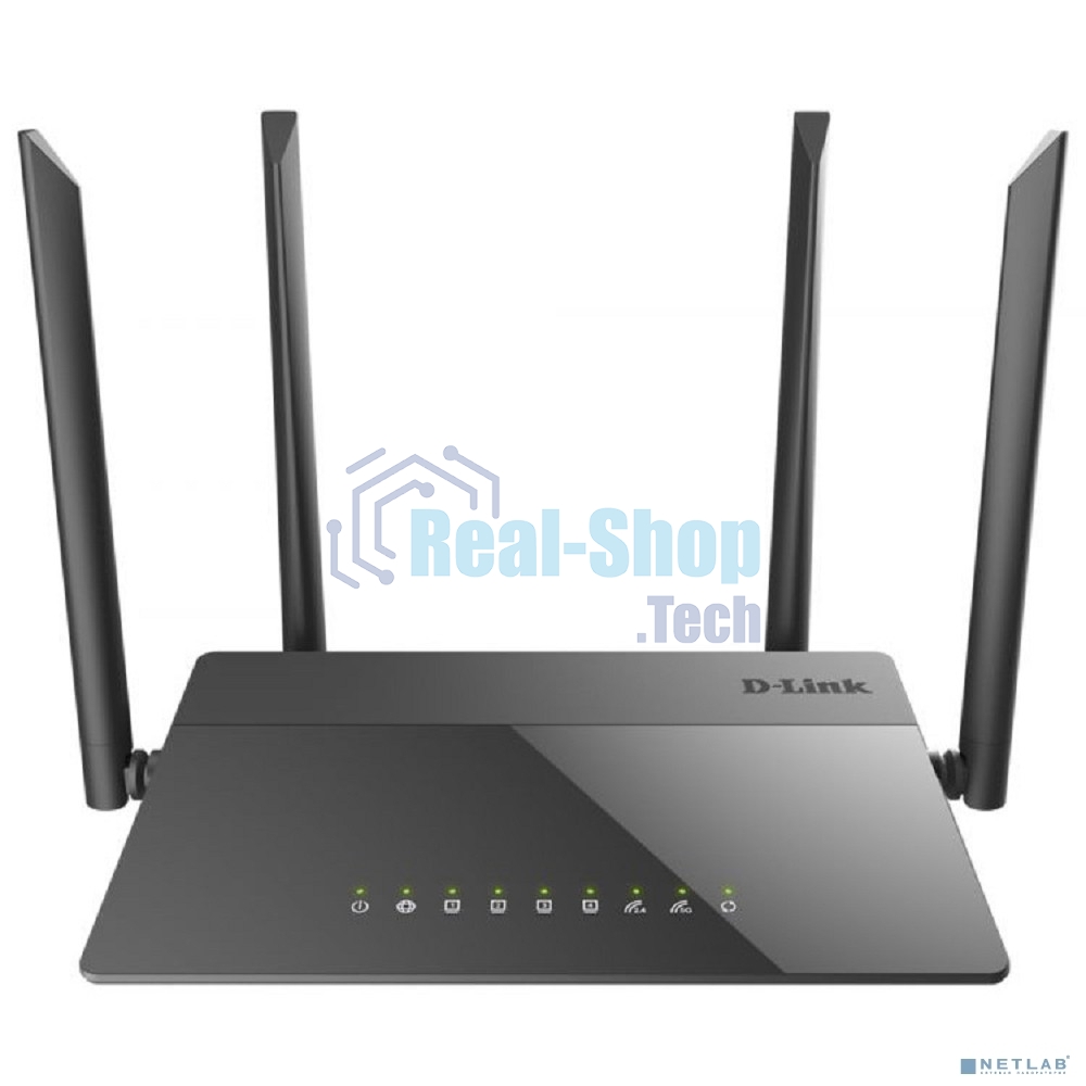 Маршрутизатор беспроводной D-Link DIR-841/RU/A1B, Wireless AC1200 Dual-Band Router with 1 10/100/1000Base-T WAN port and 410/100Base-TX LAN ports.802.11b/g/n compatible, 802.11AC up to 866Mbps,1 10/100/1000Base-T WAN port, 4