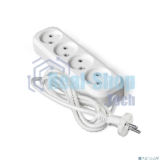 Удлинитель UNIVersal без заземления 4 розетки х 10 м Е-204 ПВС 2х1 АБС-пластик (9631971)