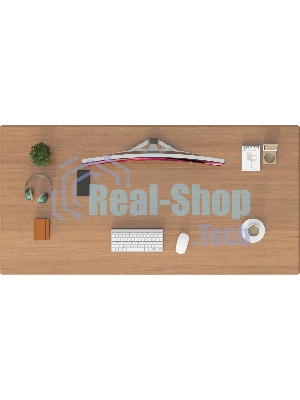 Стол компьютерный Cactus CS-ET-WWD столешница МДФ, белый дуб молочный каркас белый