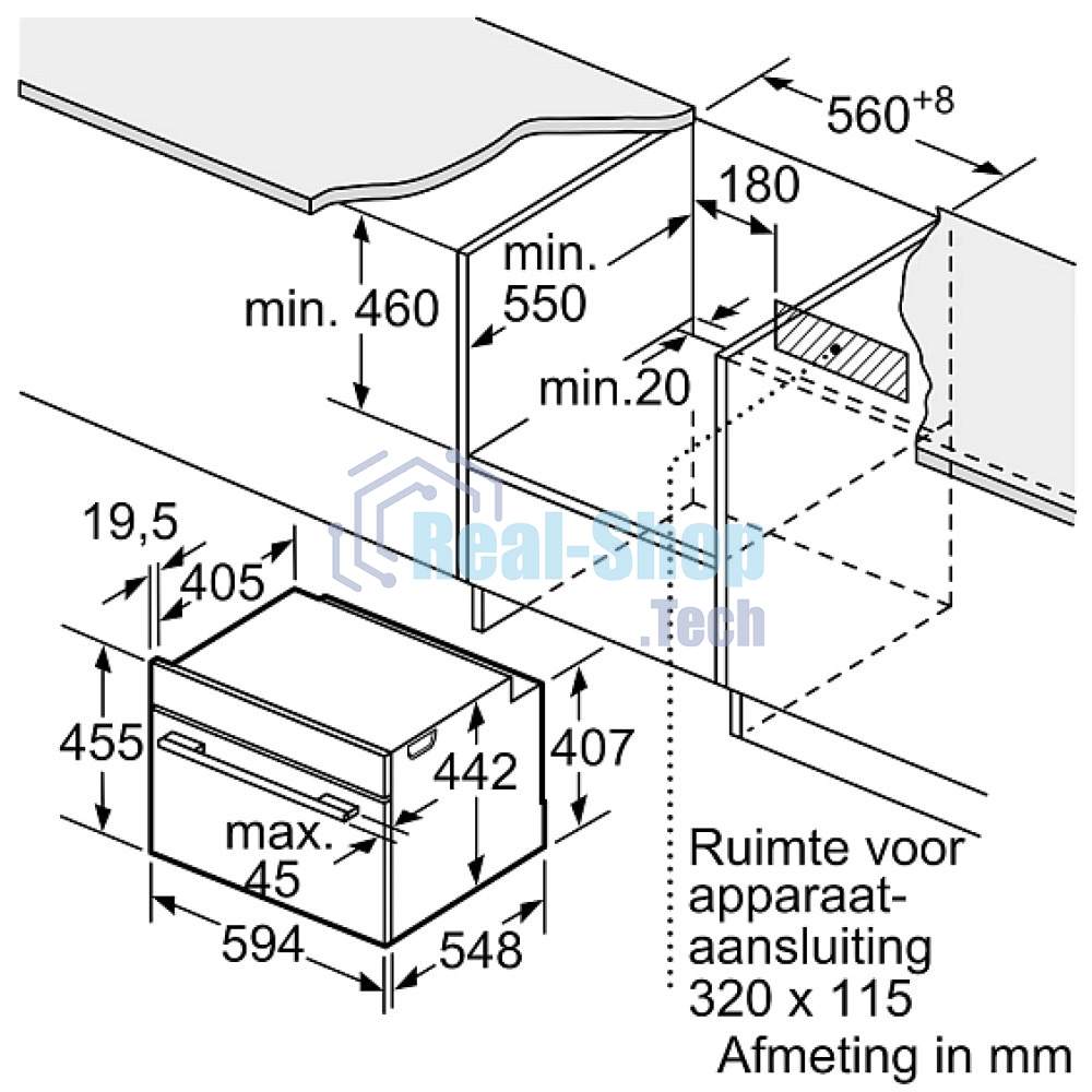 Встраиваемый духовой шкаф электрический Bosch CMG9241B1 черный