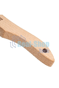 Щетка зачистная Denzel 5-и рядная, прямая проволока из нержавеющей стали с деревянной ручкой, EFP