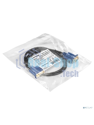 Кабель VGA Pro ExeGate EX-CC-PVGA-15M15M-1.0 (15M/15M, 1м, 2 фильтра, позолоченные контакты, экран)