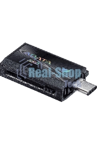 Внешний SSD ADATA SC730, 1TB, USB 3.2 Gen 2 Type-A/Type-C, R/W 600/600, черный