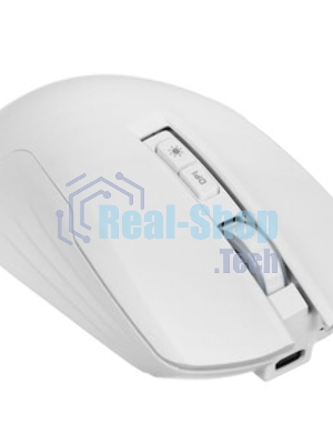 Мышь беспроводная/проводная Defender Whisper GM-209 белый, 7200 dpi, радиоканал, Bluetooth, USB, кнопки - 8