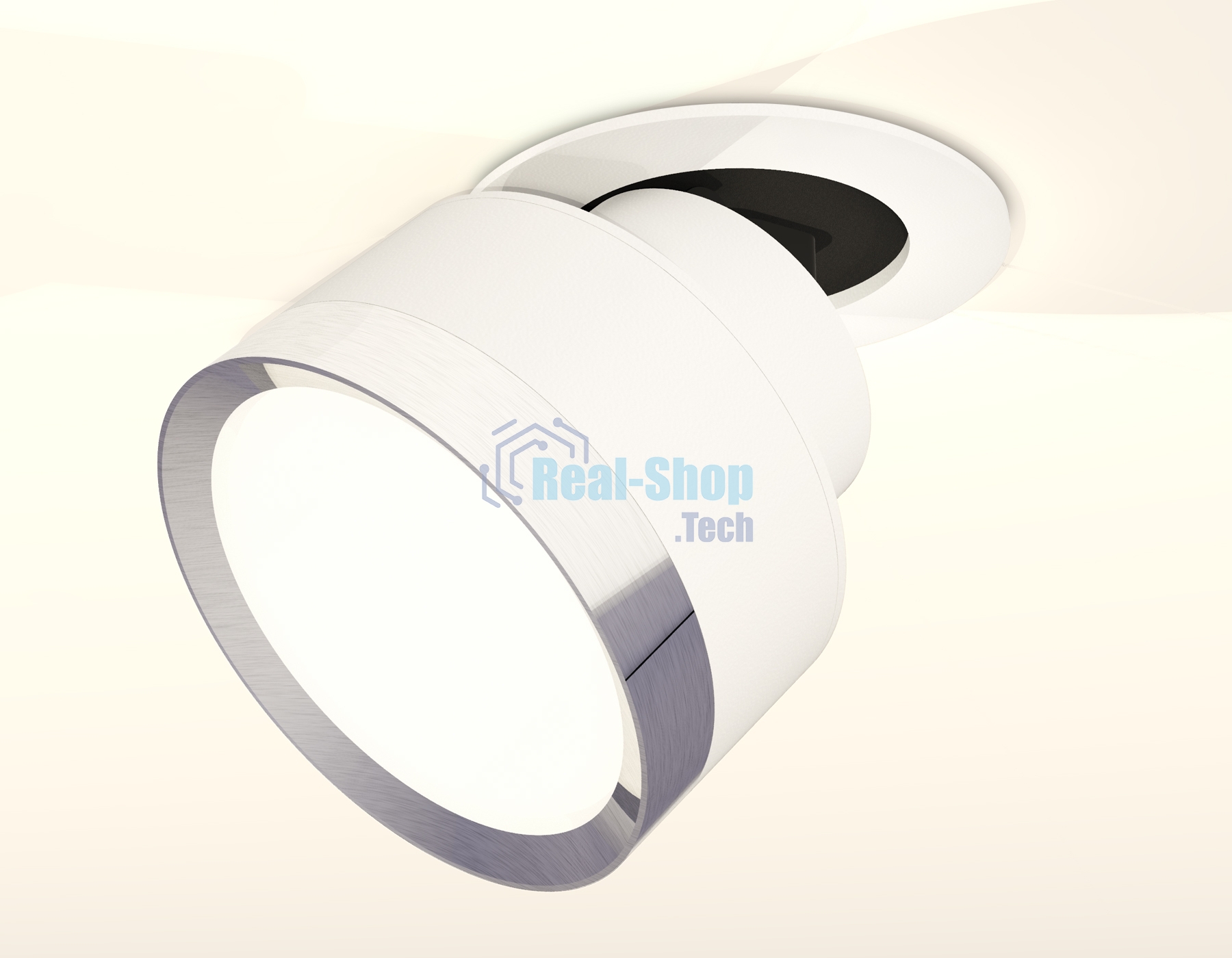 Светильник Ambrella Light XM8101502 SWH/PSL белый песок/серебро полированное GX53 (A2241, A2105, C8101, N8118)