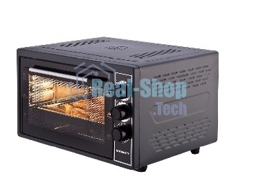 Мини-печь Kraft KF-MO3801BL, черный, 38 л.
