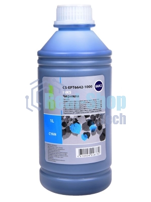 Чернила Cactus CS-EPT6642-1000 голубой 1000мл для Epson L100/L110/L120/L132/L200/L210/L222/L300/L312/L350/L355/L362/L366/L456/L550/L555/L566/L1300