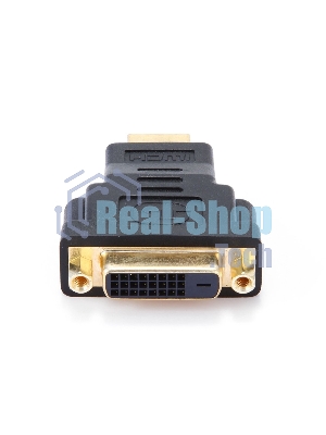 Переходник Gembird Переходник HDMI-DVI 19M/25F, золотые разъемы, пакет