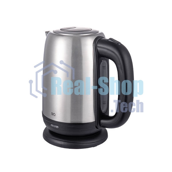 Чайник электрический BQ KT1821S черный/стальной, мощность 2200Вт, Максимальный объем 1.7л