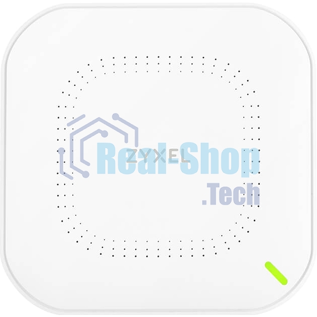 Гибридная точка доступа Zyxel NebulaFlex NWA50AX, WiFi 6, 802.11a/b/g/n/ac/ax (2,4 и 5 ГГц), MU-MIMO, антенны 2x2, до 575+1200 Мбит/с, 1xLAN GE, PoE, без поддержки Captive portal и WPA-Enterprise, защ