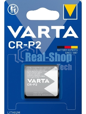 Батарейка Varta CR-P2 BL1 Lithium 6V (6204) (1/10/100) (1 шт.)