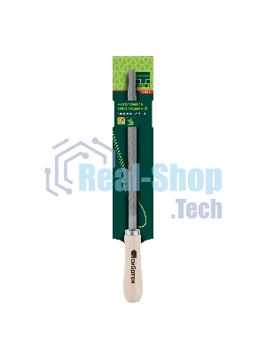 Напильник Сибртех, 200 мм, трехгранный, деревянная ручка