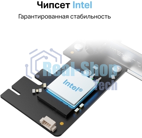 Сетевой адаптер Wi-Fi + Bluetooth Mercusys MA80XE AX3000 PCI Express (ант.внеш.несъем.) 2ант.