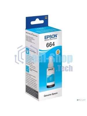 Чернила для Epson C13T66424A Epson L100 (cyan) 70 мл