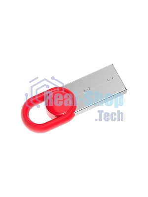 Флешка USB Netac UM2 (NT03UM2N-064G-32RE), 64Gb, USB 3.0, R/W 130/50, серебристый/красный