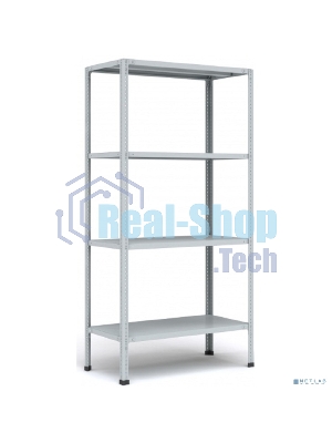 Стеллаж MS 200KD/100x40/4 (Размеры внешние (ВхШхГ) 2000х1000х400 мм, 4 полки, с разборной стойкой) S24099244402