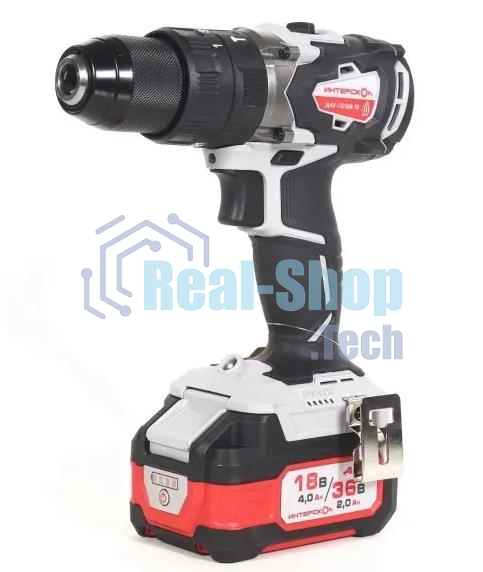 Дрель-шуруповерт аккумуляторная ИНТЕРСКОЛ DAU-13/36V 70