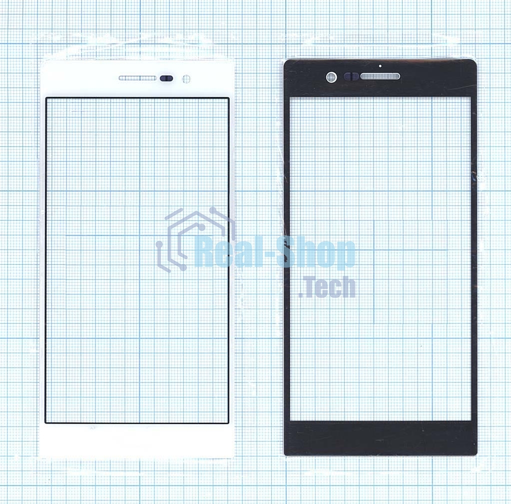 Стекло для Huawei Ascend P7 белое